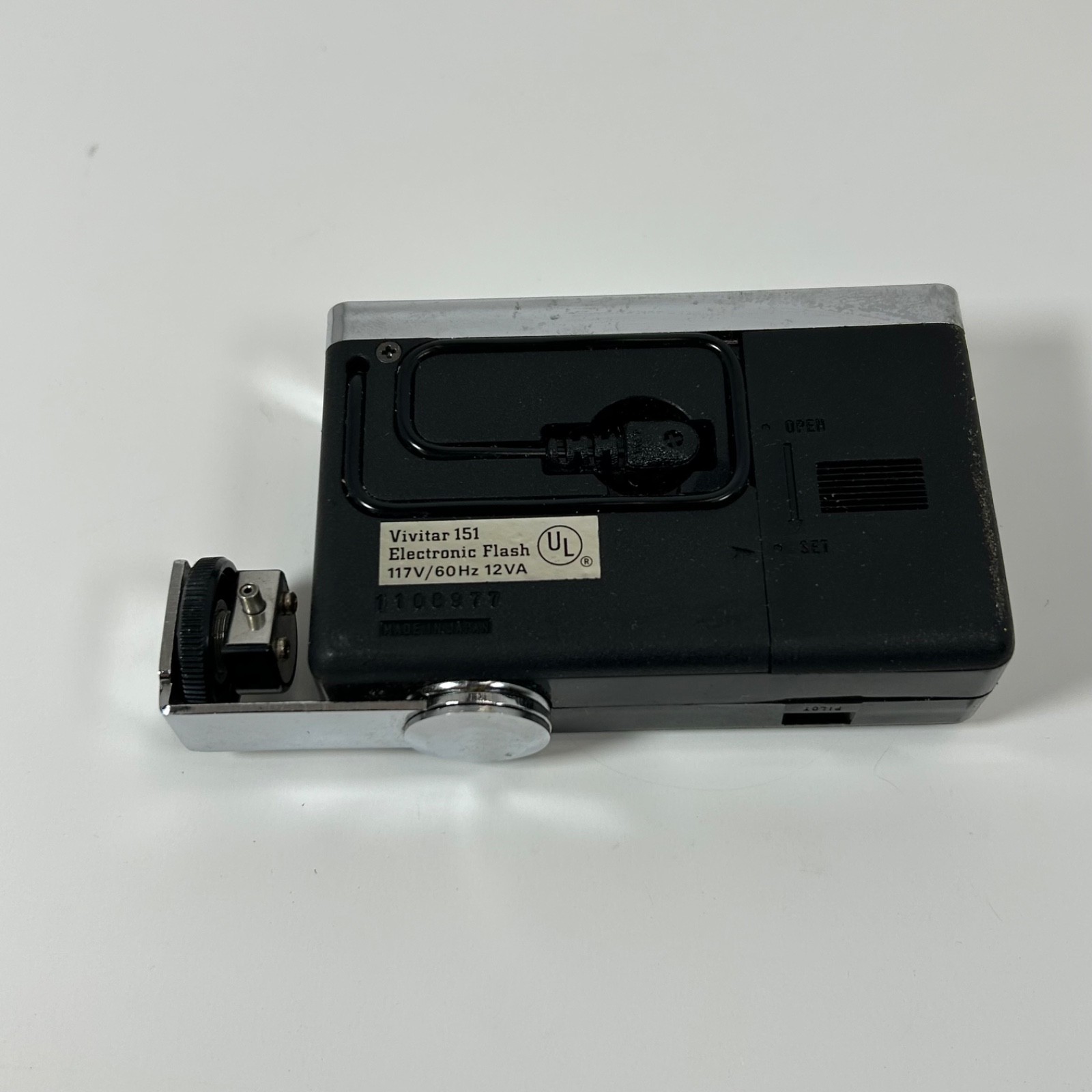 Vtg Vivitar 151 Flash Untested Unit Only