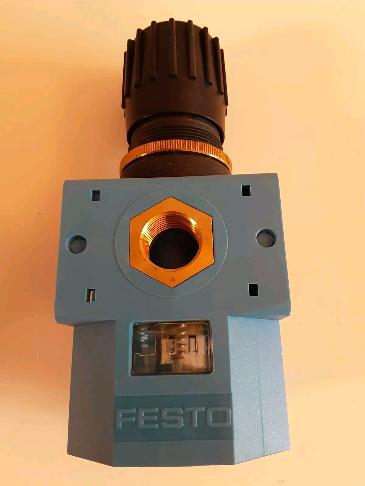 NOS Festo Pneumatics 150054 Pressure Regulator LR-1/2-S-B With Box & Directions