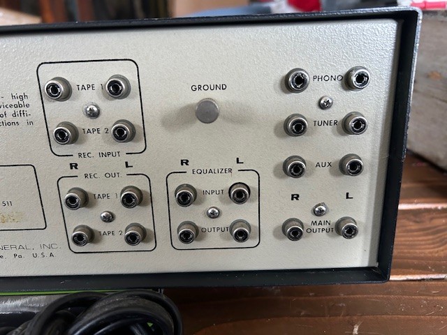 Vintage AGI 511 Preamplifier. READ.