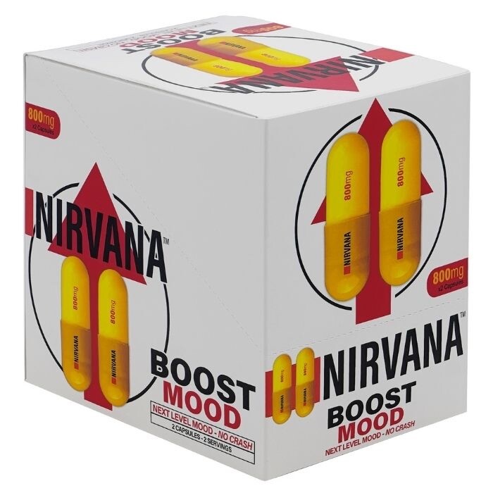 Nirvana Boost - 800mg Next Level MOOD No CRASH 24 Caps Full Box