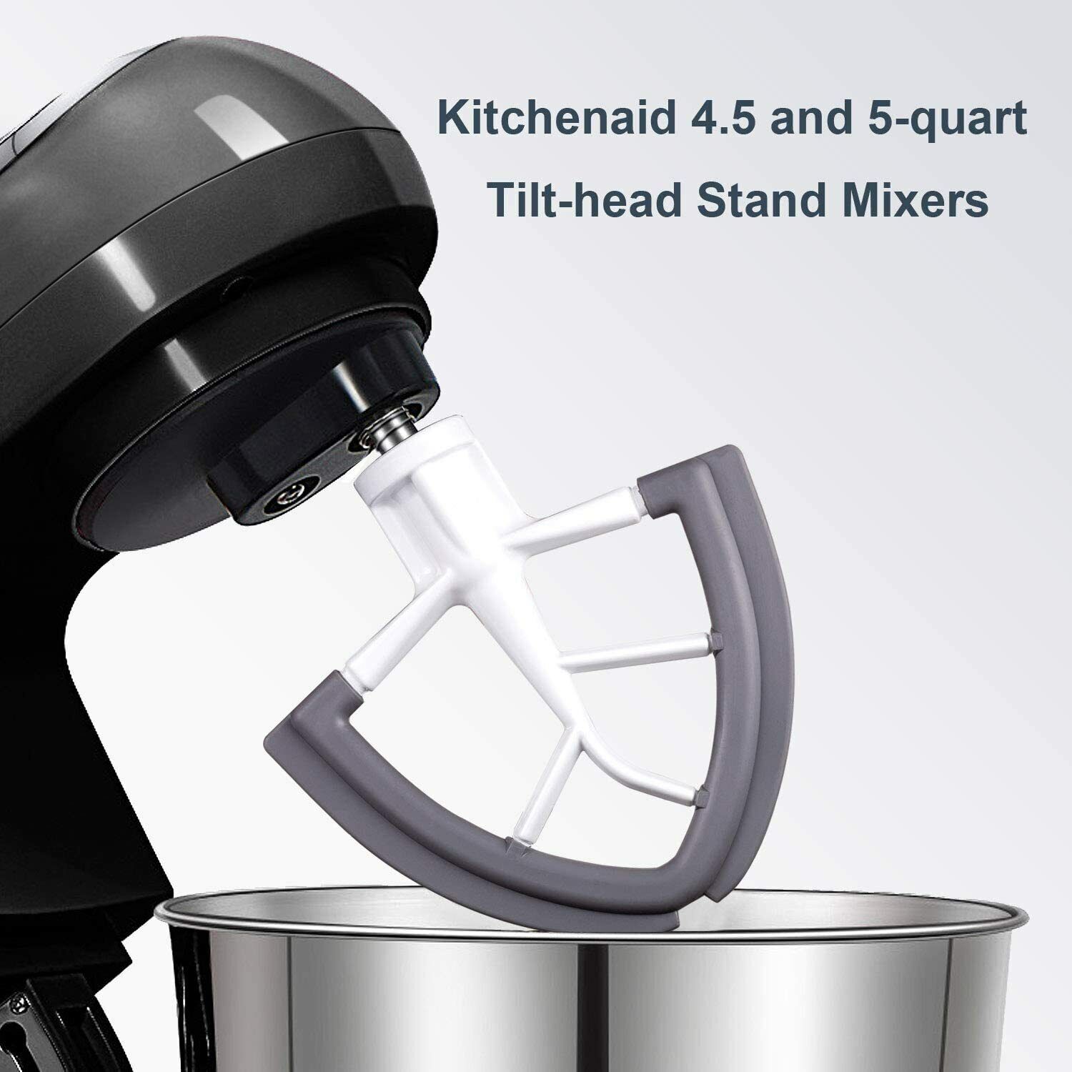 1PC4.5/5QT Flex Edge Beater for Kitchenaid Mixer Flat Paddle Beater Attachments