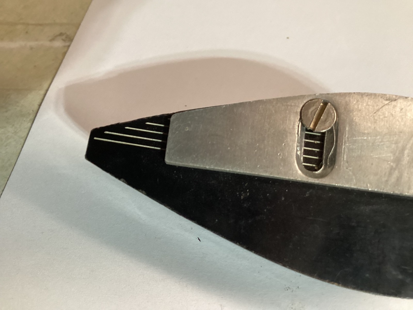 X-Acto Palm Mat Cutter Plane Bakelite about 3.5” inches long in vgc vintage vgc