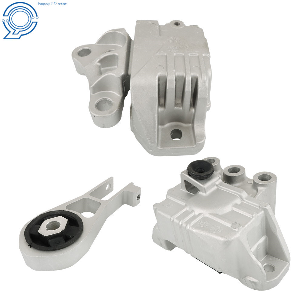 3Pcs Motor Mounts 2.4L Engine 2015-2021 For Jeep Renegade Automatic Transmission
