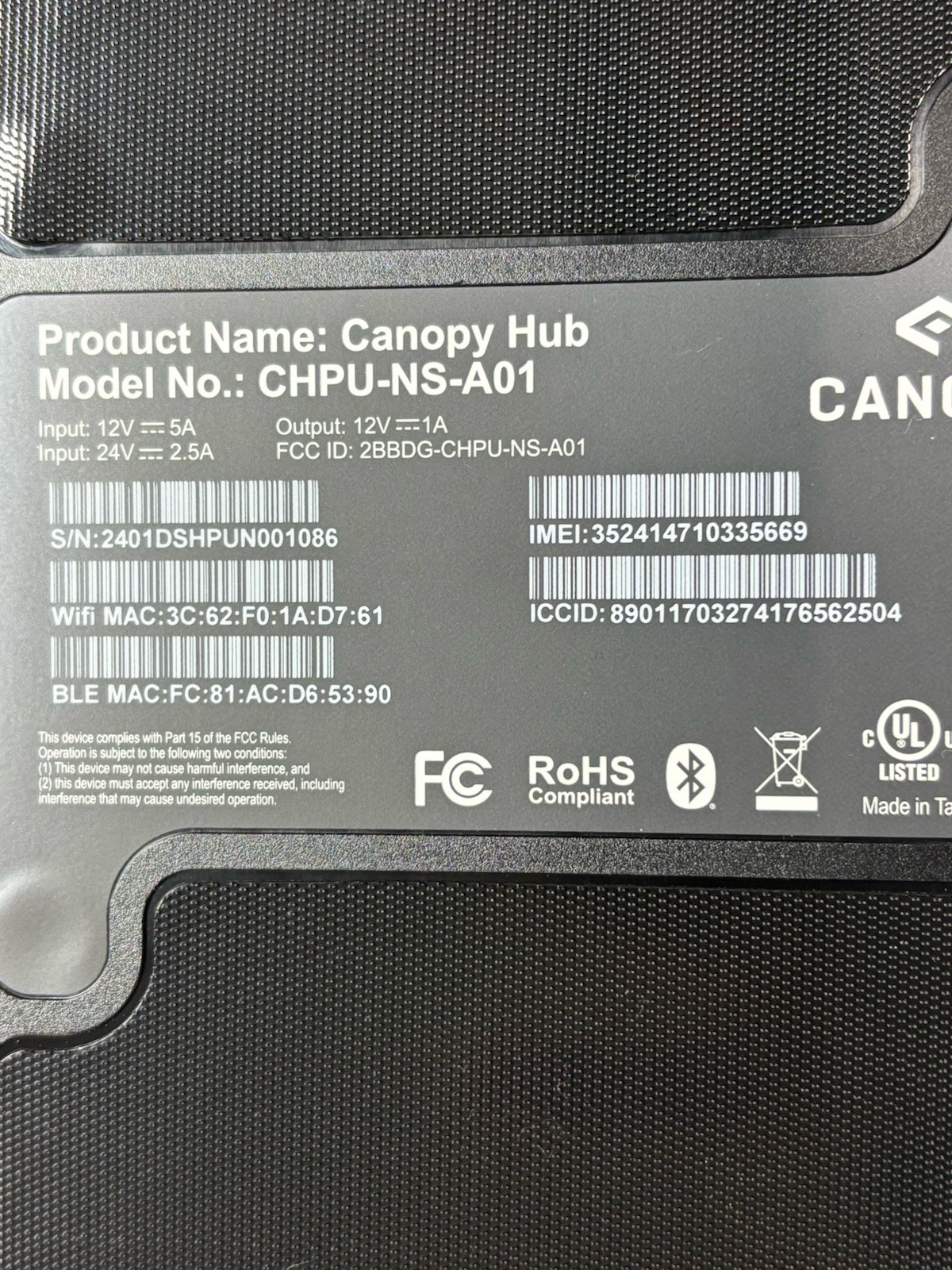 Canopy PickUp Bed Security Camera System w/Live Streaming/Intrusion Alerts NEW