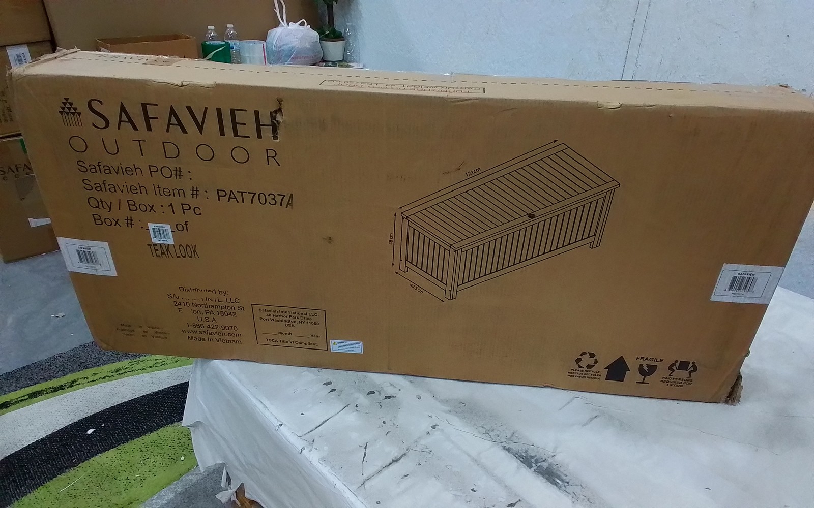 Safavieh ABRI CUSHION BOX, Reduced Price 2172782795 PAT7037A