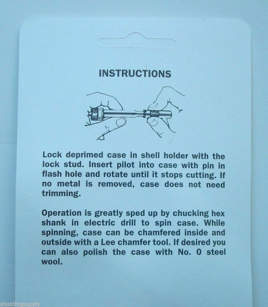 Lee 90136 Case Length Gauge & Shell Holder 30/30 Winchester #90136