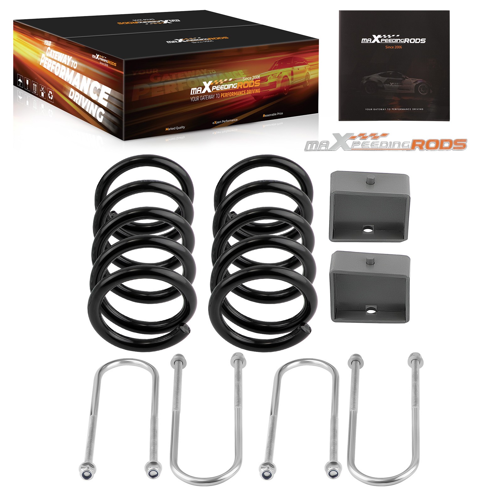 Front 3" & Rear 4" Coil Spring Lowering Kit For Chevy S10 GMC S15 1982-2004