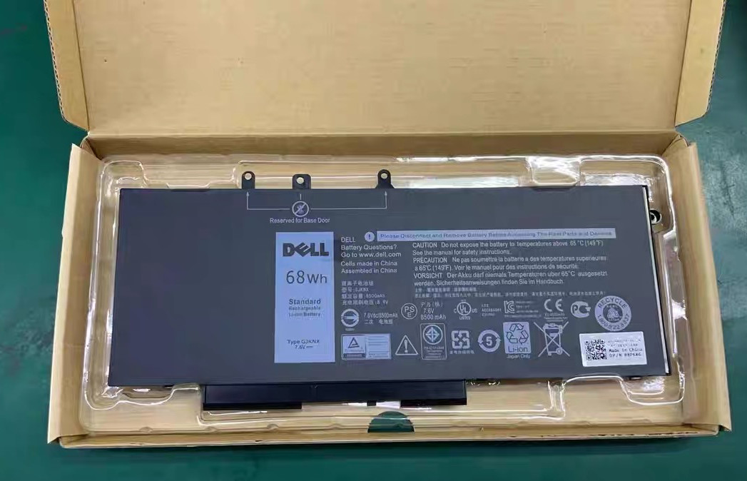 Genuine GJKNX Battery for Dell Latitude 5480 5580 5280 5490 5491 5580 5590 68Wh