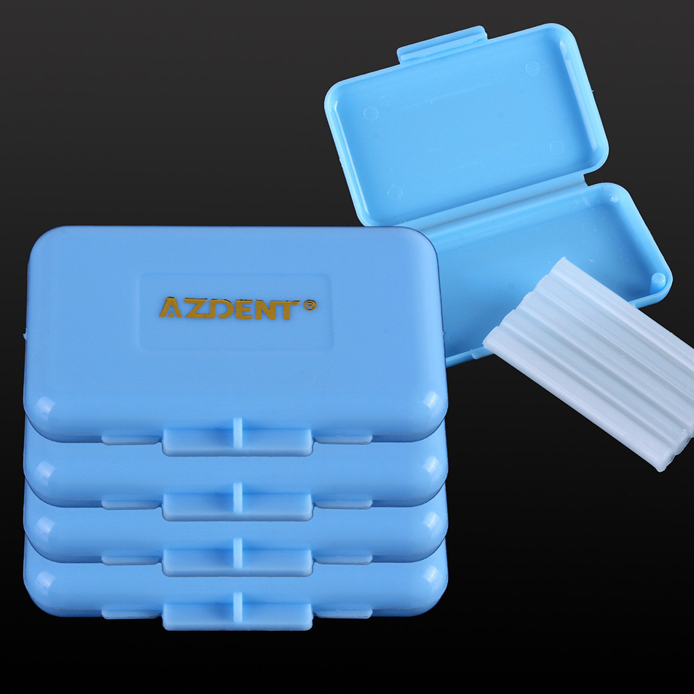 20* Dental Cajas Cera de Ortodoncia Azul-Menta Olor para Frenos Irritación de la