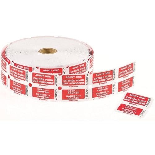 Blueline Admit One Tickets - Bilingual DA2CFRD