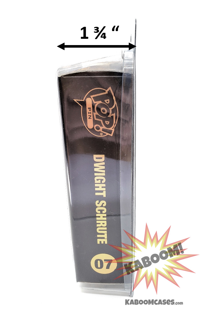 Protective Display plastic clamshell cases for Funko POP Pin Premium Enamel Pin