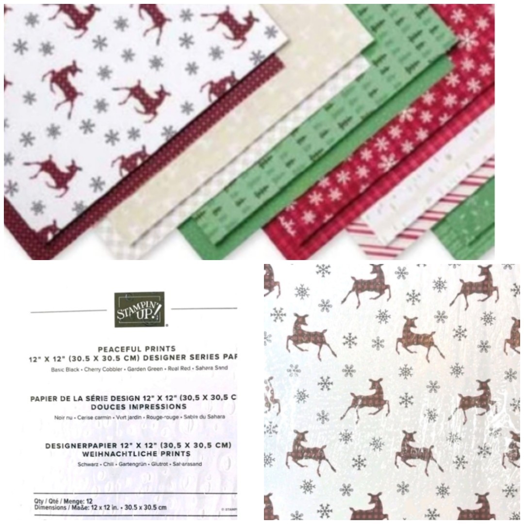 Stampin Up NEW retired 12x12 Designer series paper variations DSP, select one