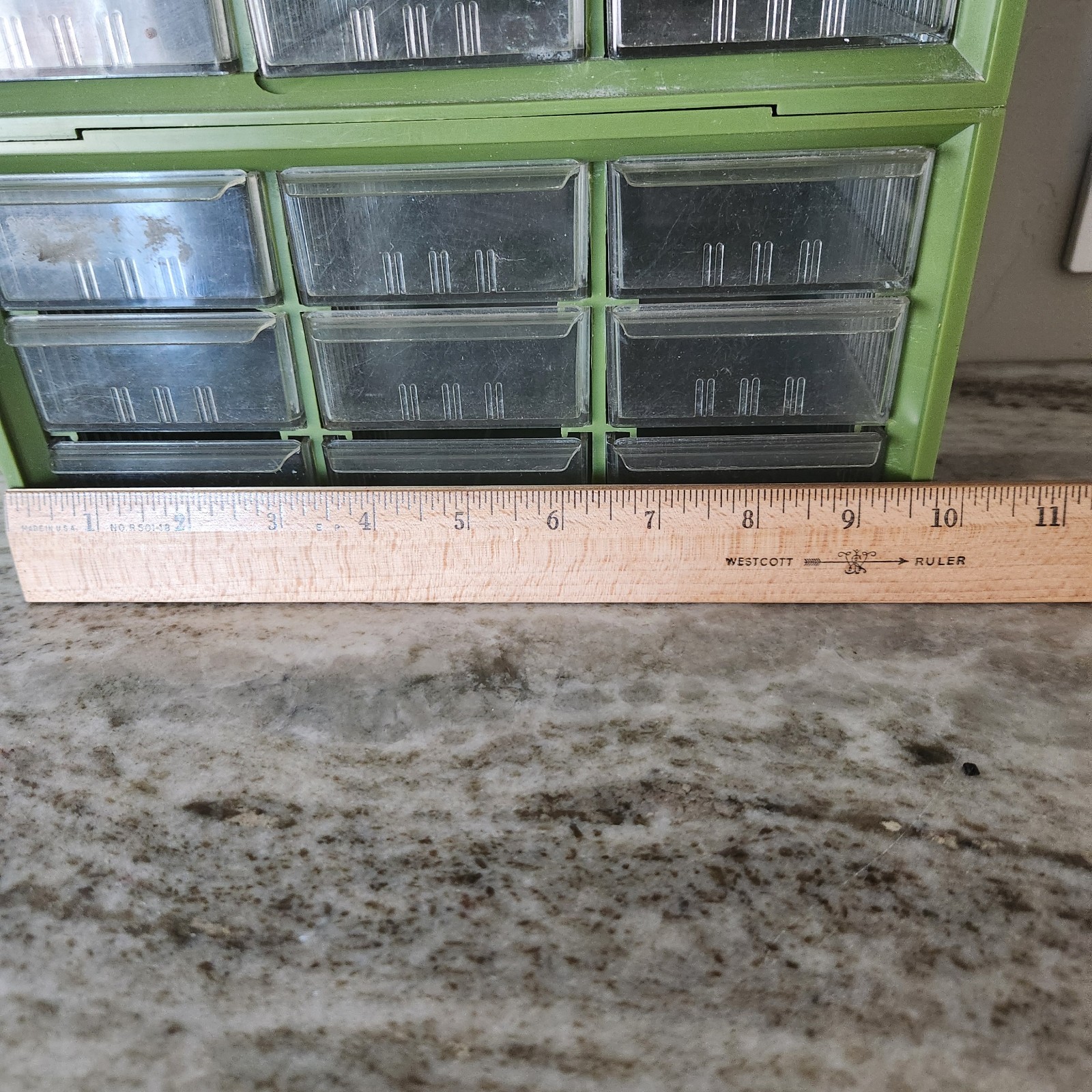 Akro-Mils Green 27 Drawer Storage Cabinet P-1. Bin organizers