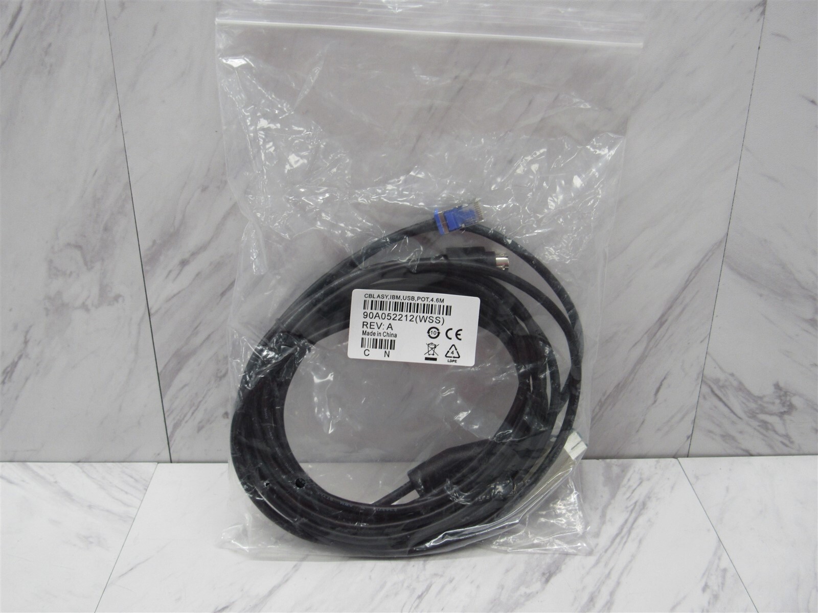 NEW Datalogic 9800I POS 12V Powered USB to Y Split 3-Pin Power & Host 90A052212