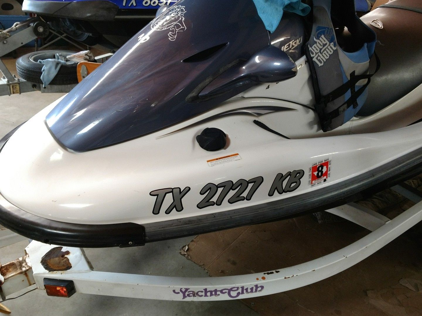 Boat Registration Number PAIR Lettering Decals Vinyl Vessel 3" X 18" hull