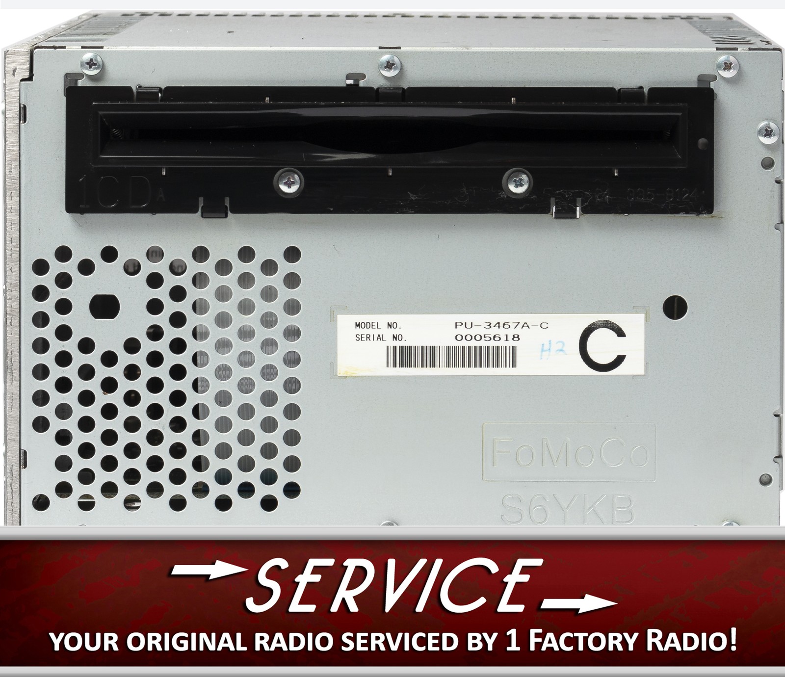 Remanufacture SERVICE 2012 Ford F-150 AM FM CD MP3 Player Radio CL3T-19C157-AC
