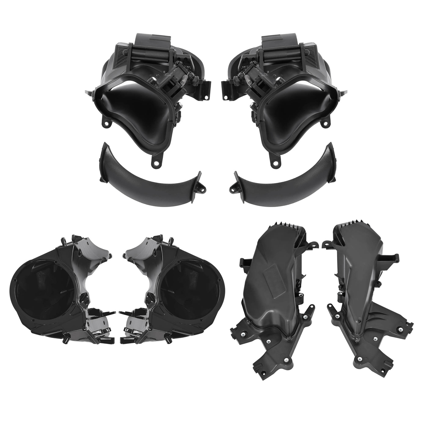 For Harley Road Glide 2015-2024 Inner Speaker Fairing Storage Glove Box Air Duct