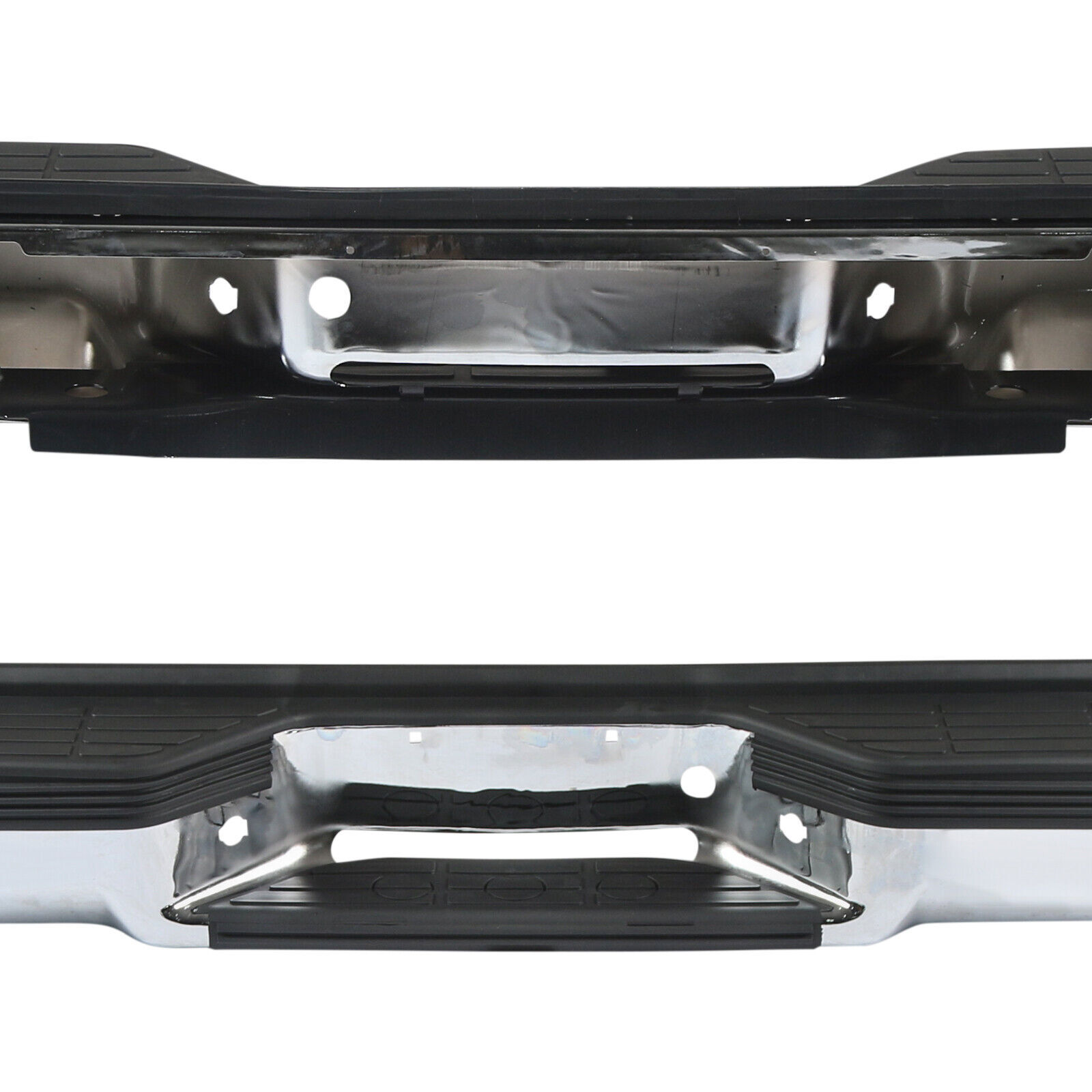 Rear Bumper For 1988-2000 Chevy Silverado GMC Sierra C/K 1500 2500 Chrome Steel