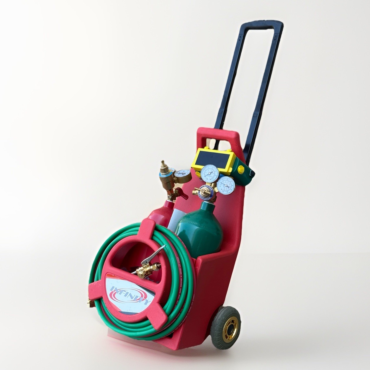 Portable Tote Dolley Cart For Oxygen Acetylene Tanks Welding Cutting Weld Kit