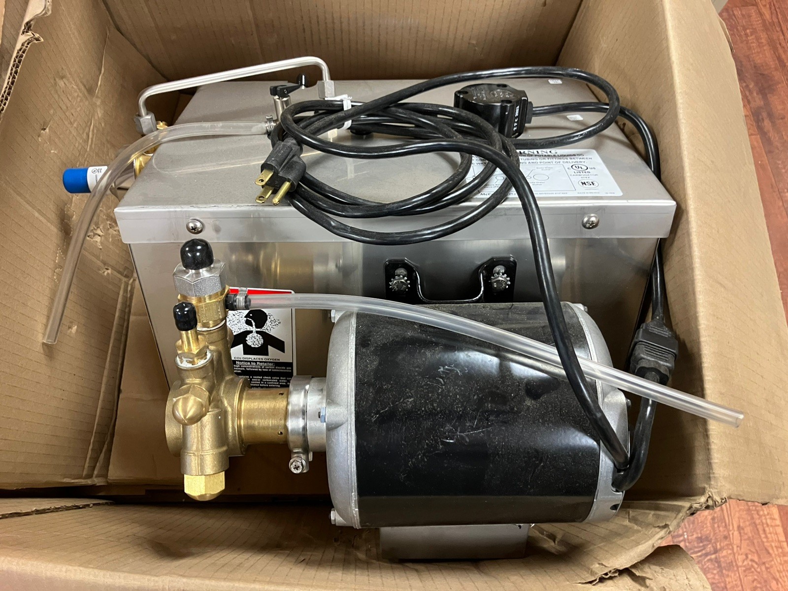 McCann's MTJ Cold Carbonation Non- Recirculating Carbonator E201397 MBE