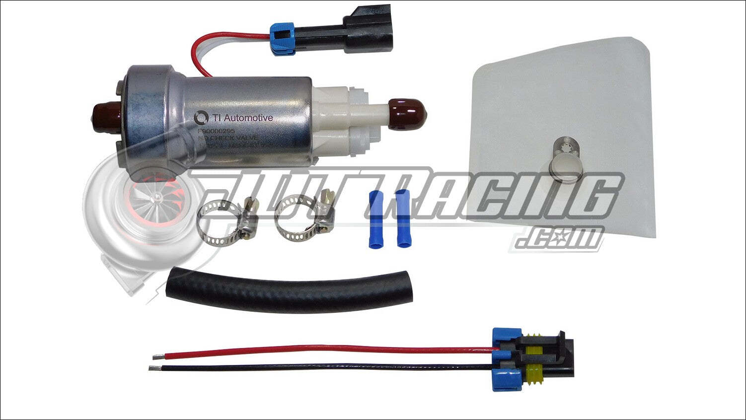 Walbro/TI Auto 535lph F90000295 Hellcat Fuel Pump & Install Kit E85 Compatible