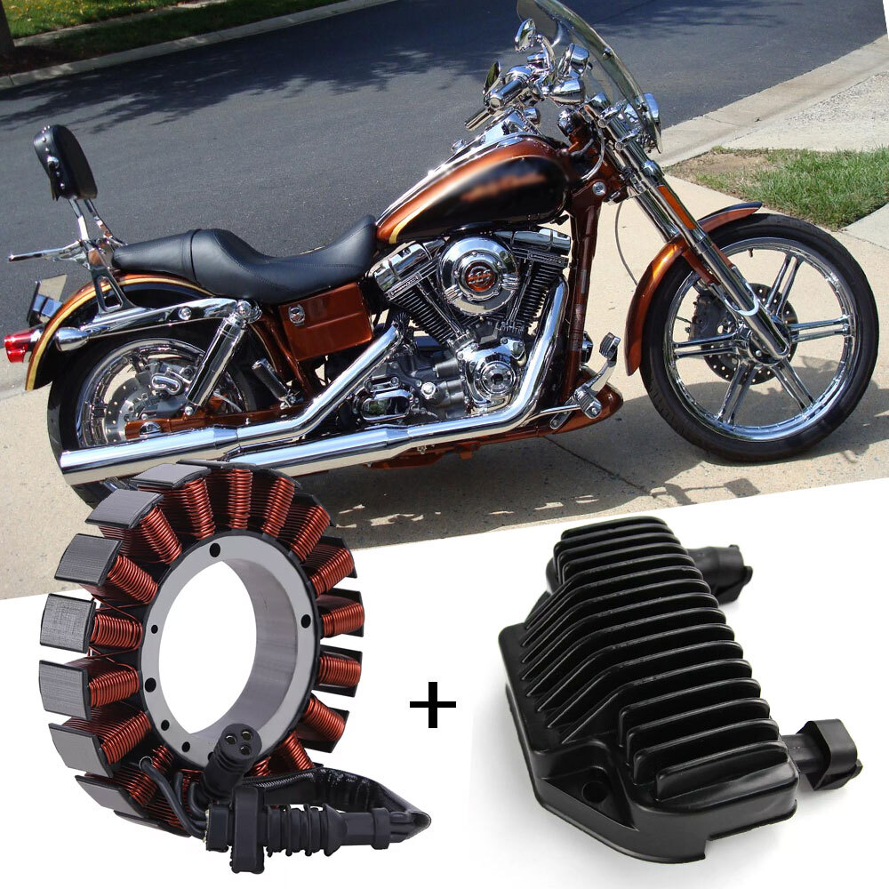 Stator & Regulator Rectifier for Harley Dyna 2008-16 Replaces# 30017-08 74631-08