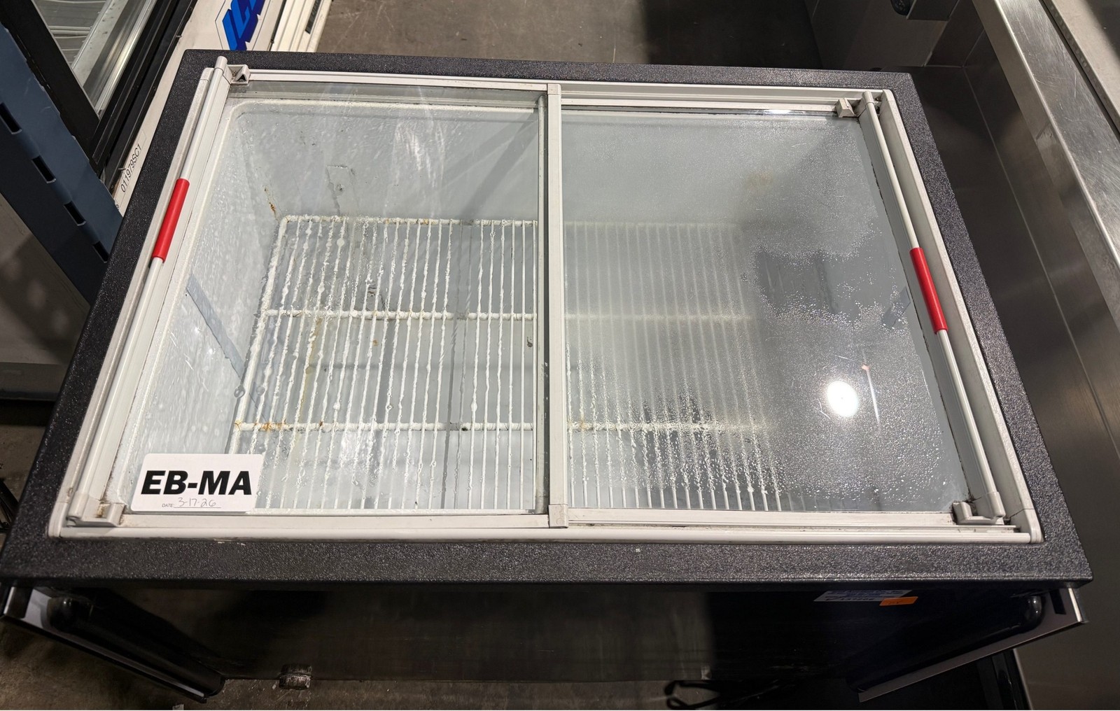 AUCMA SD-160K SLIDE TOP CHEST COOLER FREEZER REFRIGERATED ISLAND DISPLAY