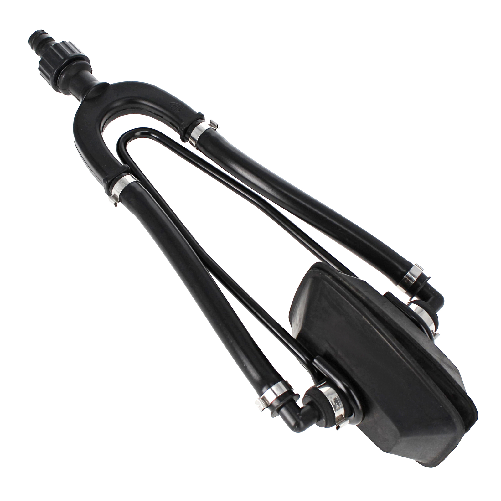 Dual Feed Boat Motor Flush Kit Muffs and Hose Fittings Outboard Engine Flushing