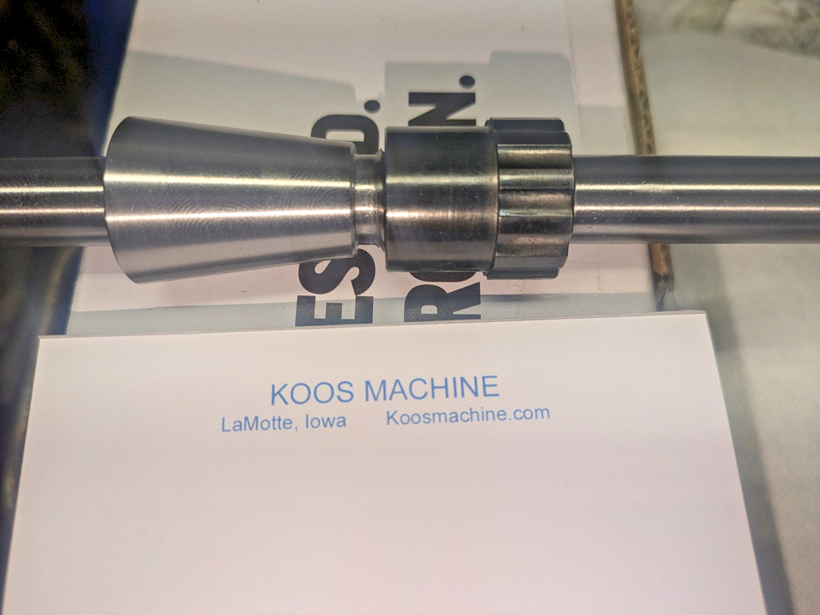 Surface Grinder Balancing Arbor 3 in 12 Taper Similar to Sopko Toolroom Mandrel