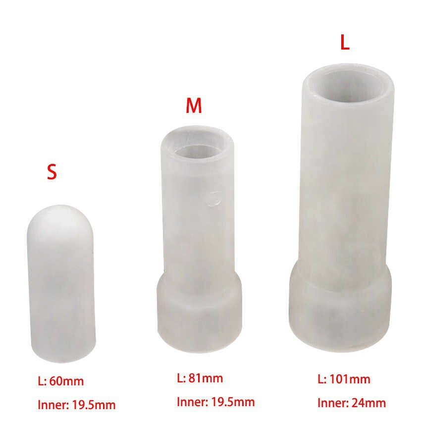 Male Penis-Extender Stretcher Max Vacuum Enhancer Enlarger Silicone Sleeve S-XXL
