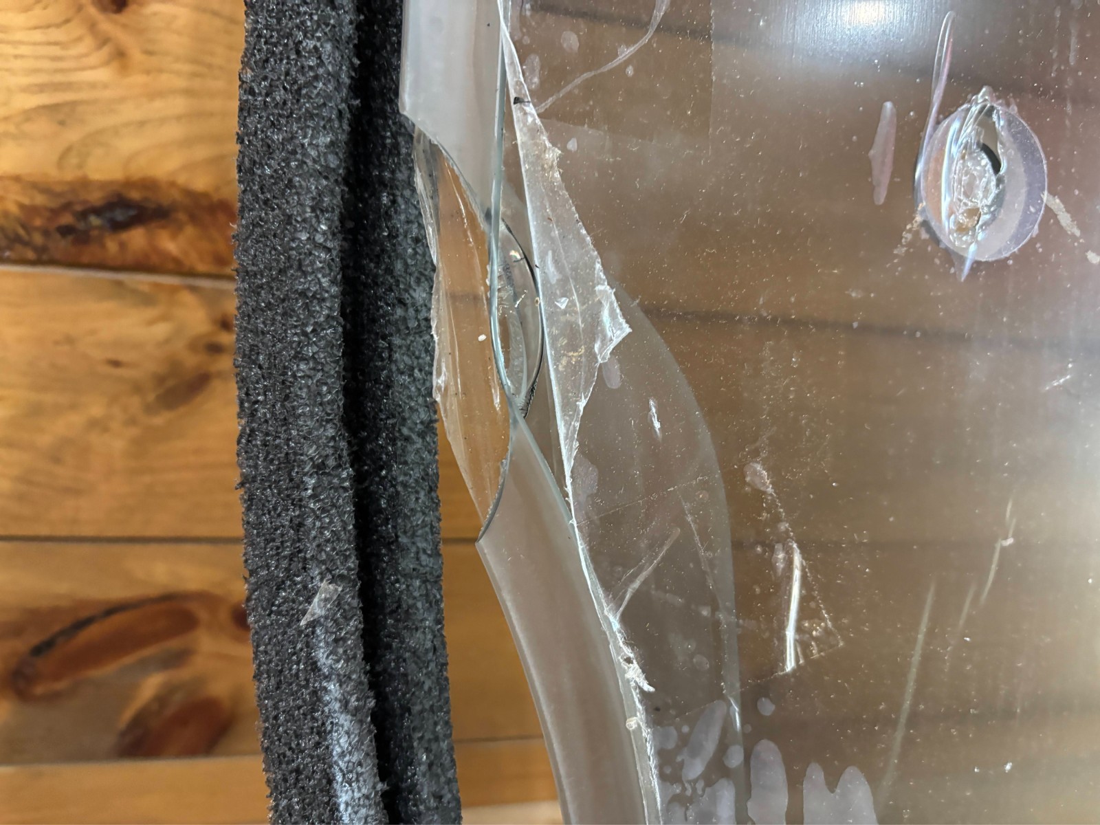 *Discounted* Tinted Takeuchi TLXXX 1/2" LEXAN Poly Forestry Door Skid Steer