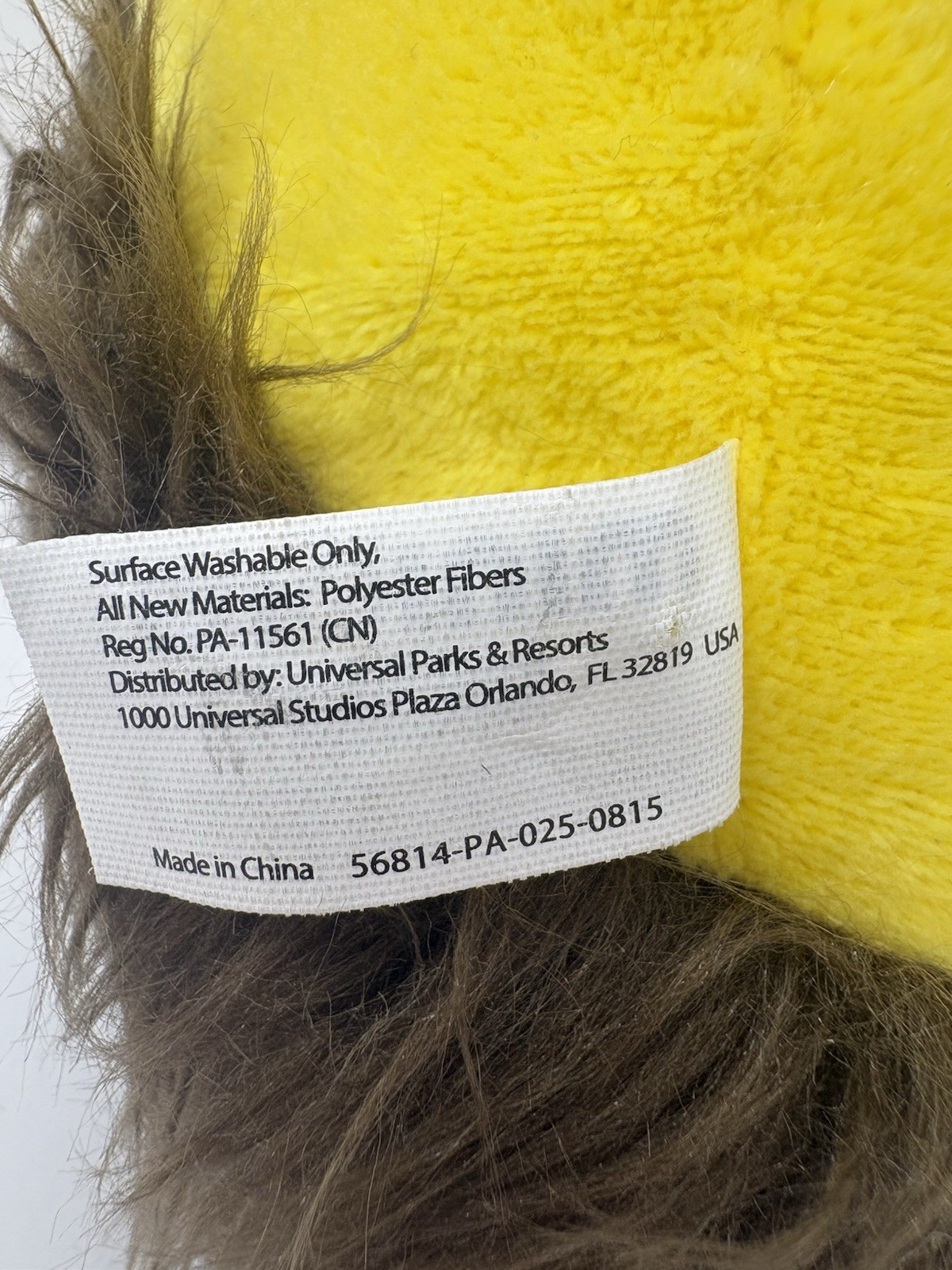 Universal Studios Minions Bob Caveman Plush Soft Toy Stuffed Animal