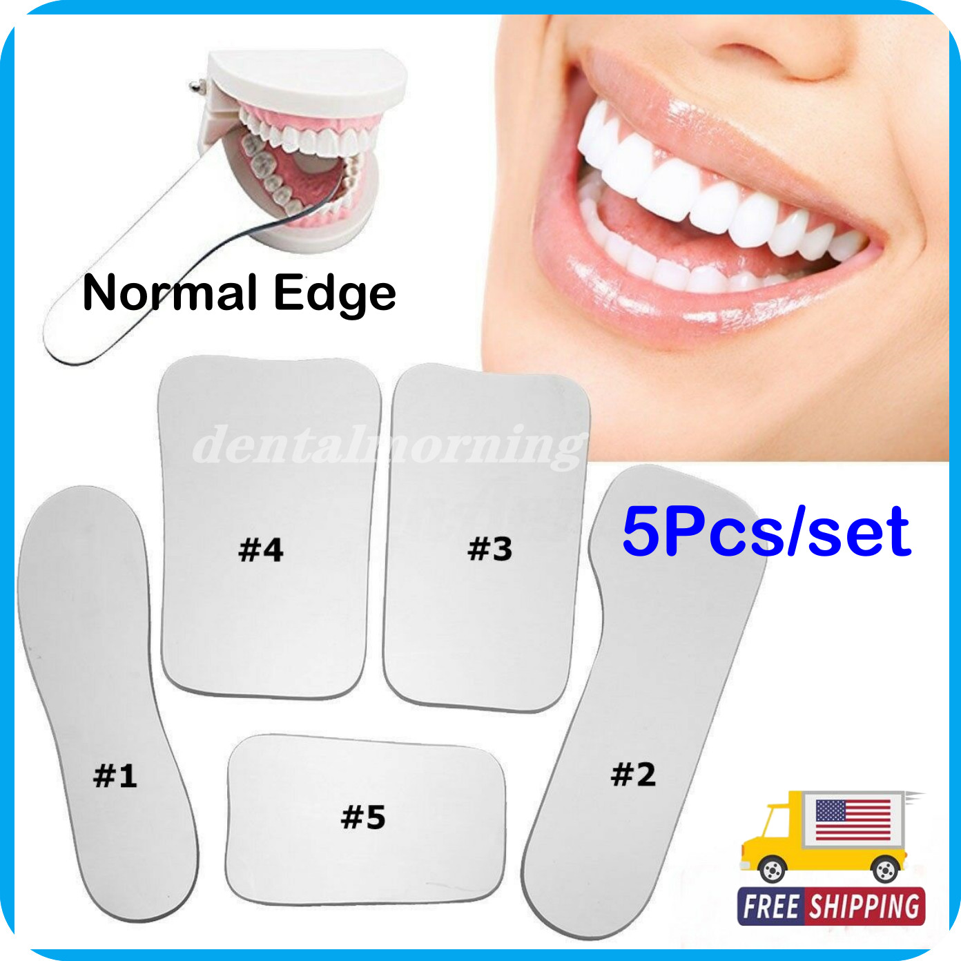 Dental Orthodontic Photo Mirrors Glass Intra Oral Mouth Mirror Reflector Normal