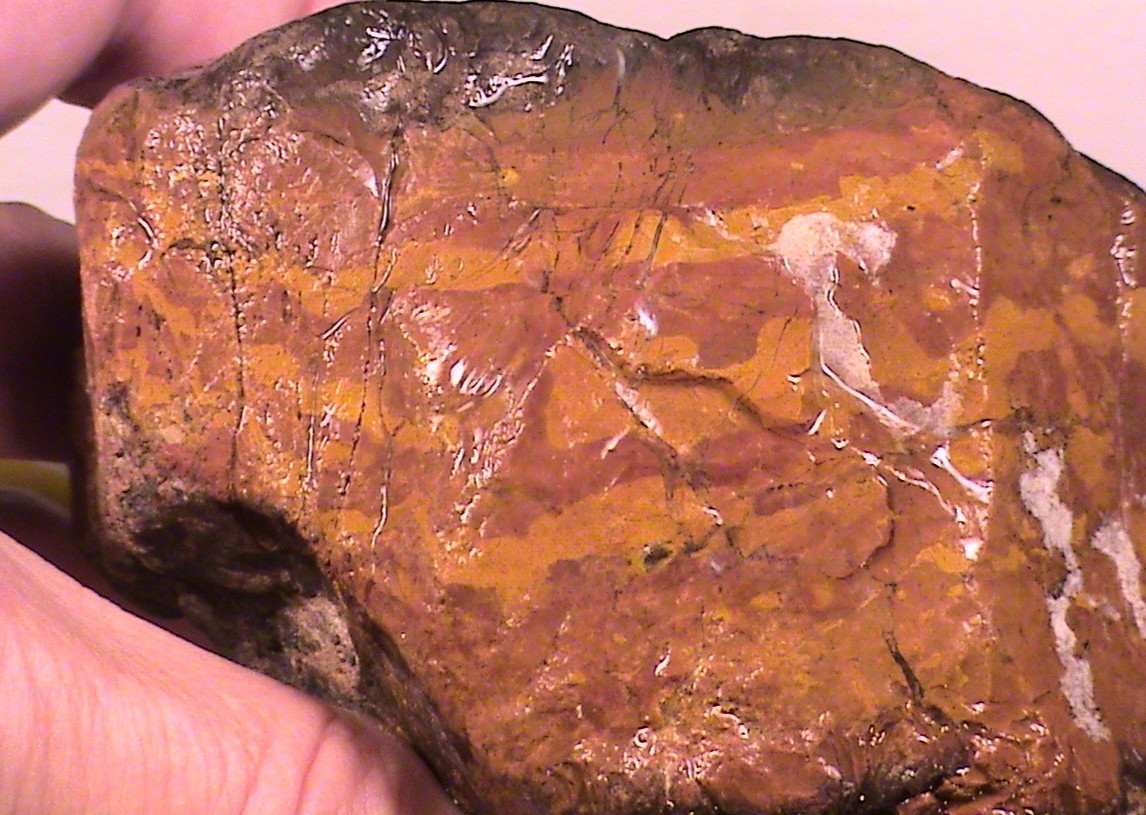 Chalcopyrite Script Jasper Agate, Natural Lapidary Rock, 3 LBS, 4 OZ, #300