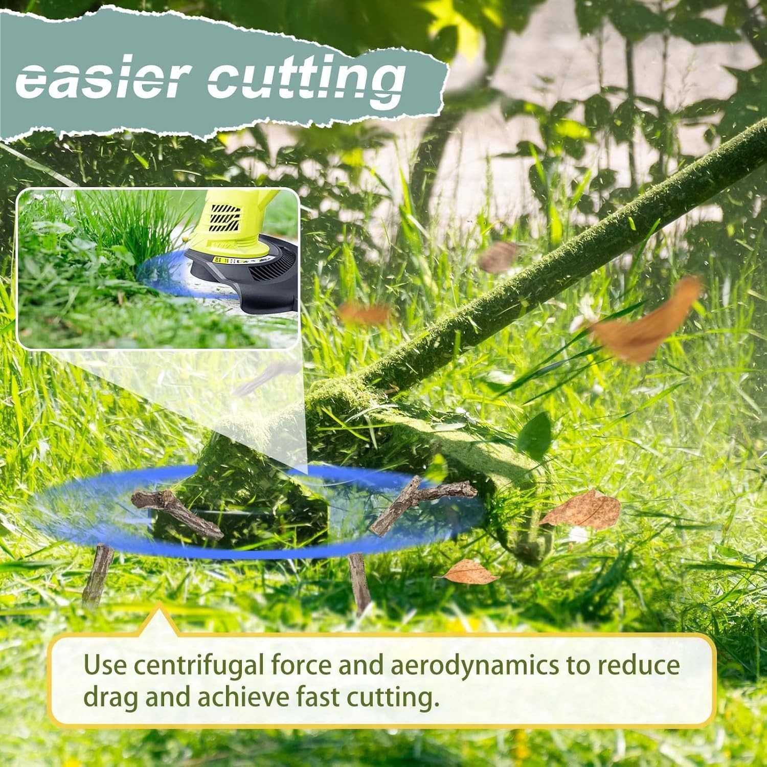 15 Pcs Weed Wacker String Replacement for Ryobi One+ 18V AC14RL3A, .065'' String