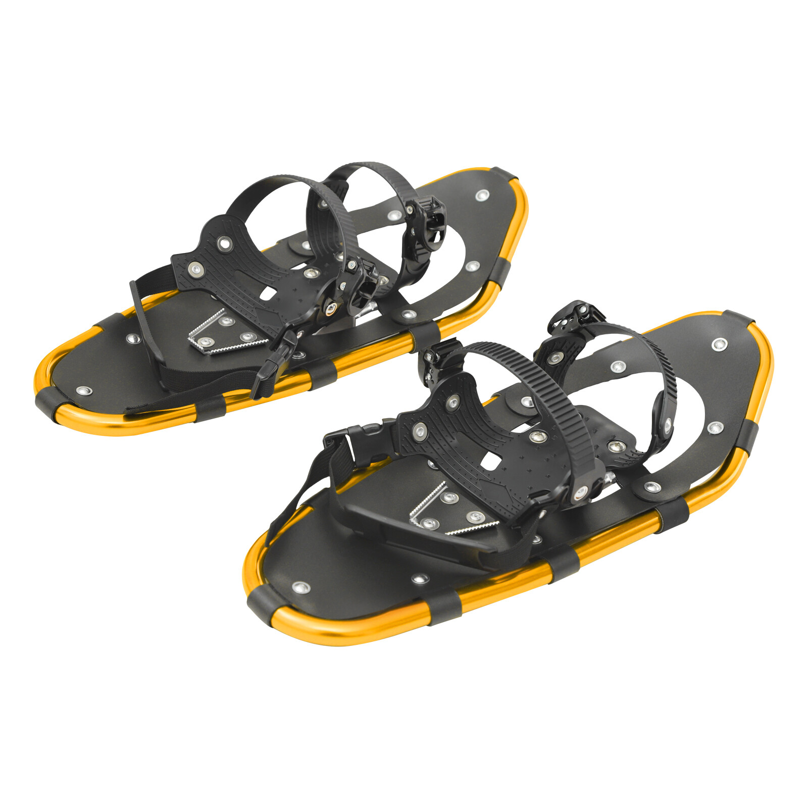 21 Inch Snowshoes, Snowshoes& Adjustable Trekking Poles, Snowshoes for Men Women
