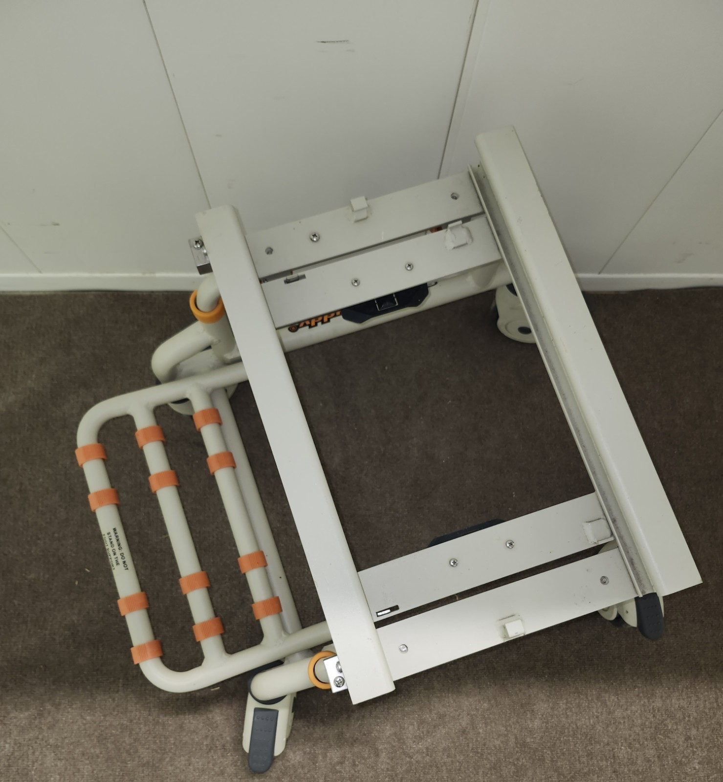 ShowerBuddy New SB2 Rolling Chair Base With Footrest And Locking Casters