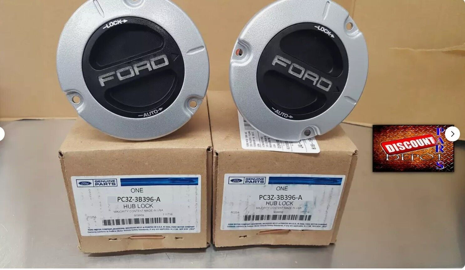 2011-2026 SET FORD SUPER DUTY Auto Lock Hubs PC3Z-3B396-A (BC3Z-3B396-A)