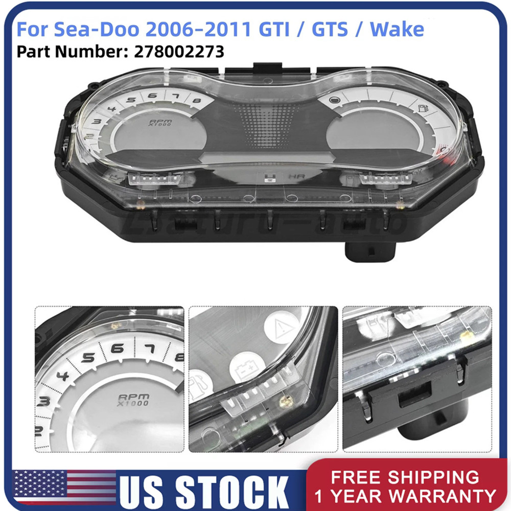 For 2006-2011 Sea-Doo GTI SE 130 155 Instrument Gauge Speedometer Cluster New