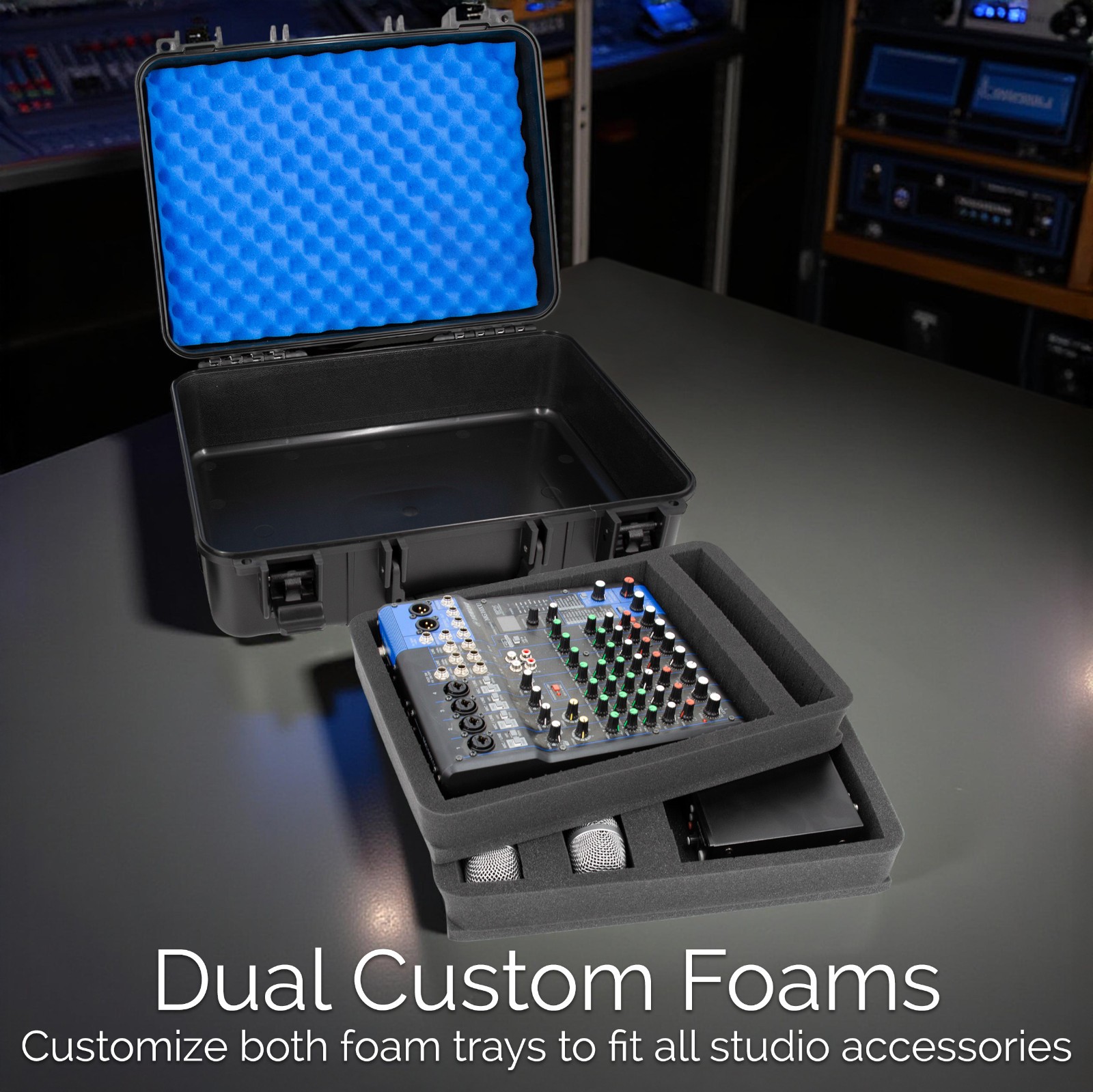 Casematix Mixer Case for Yamaha MG10XU MG10 MG06 - Shock-Absorbing Travel Bag