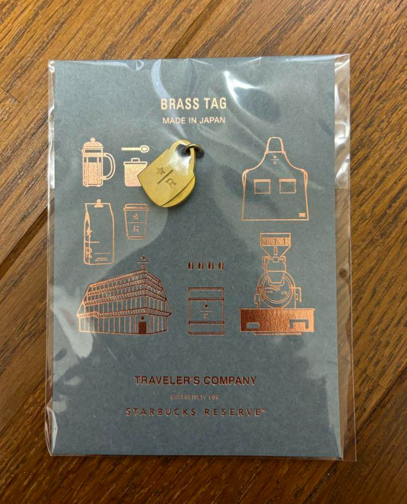 TRAVELER'S notebook Starbucks Reserve Roastery Tokyo Brass Tag Mug