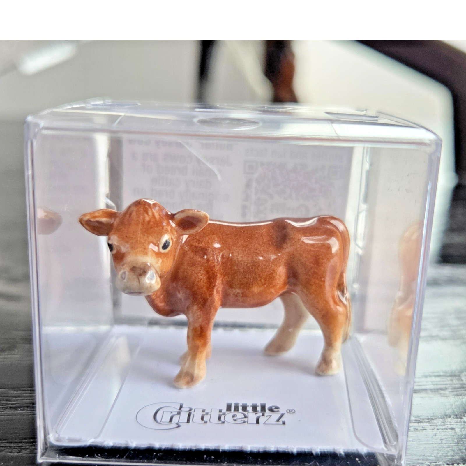 LITTLE CRITTERZ Jersey Cow "Butter" Miniature Figurine New FREE SHIPPING LC980
