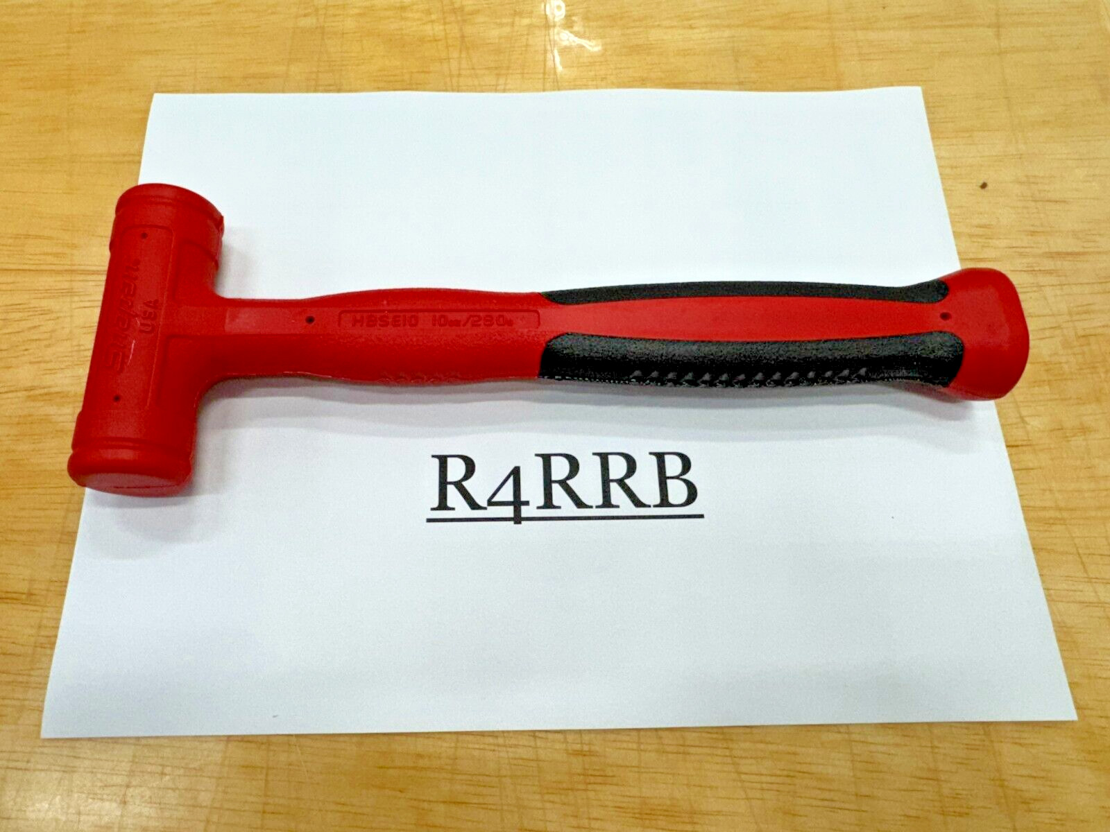 Snap-on Tools USA New Red Small 10oz Slimline SOFT FACE Dead Blow Hammer HBSE10