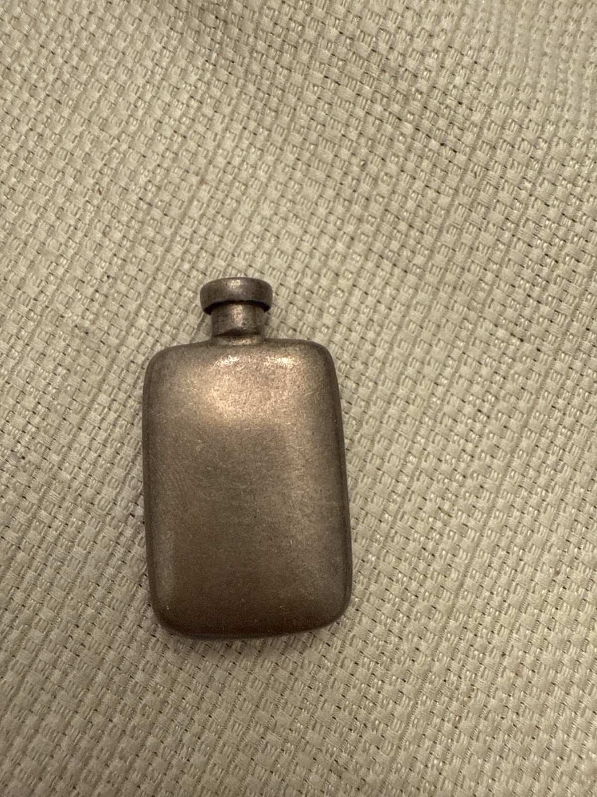 Antique Sterling Silver Miniature Perfume Bottle Flask w/ Dip Stick – Rare