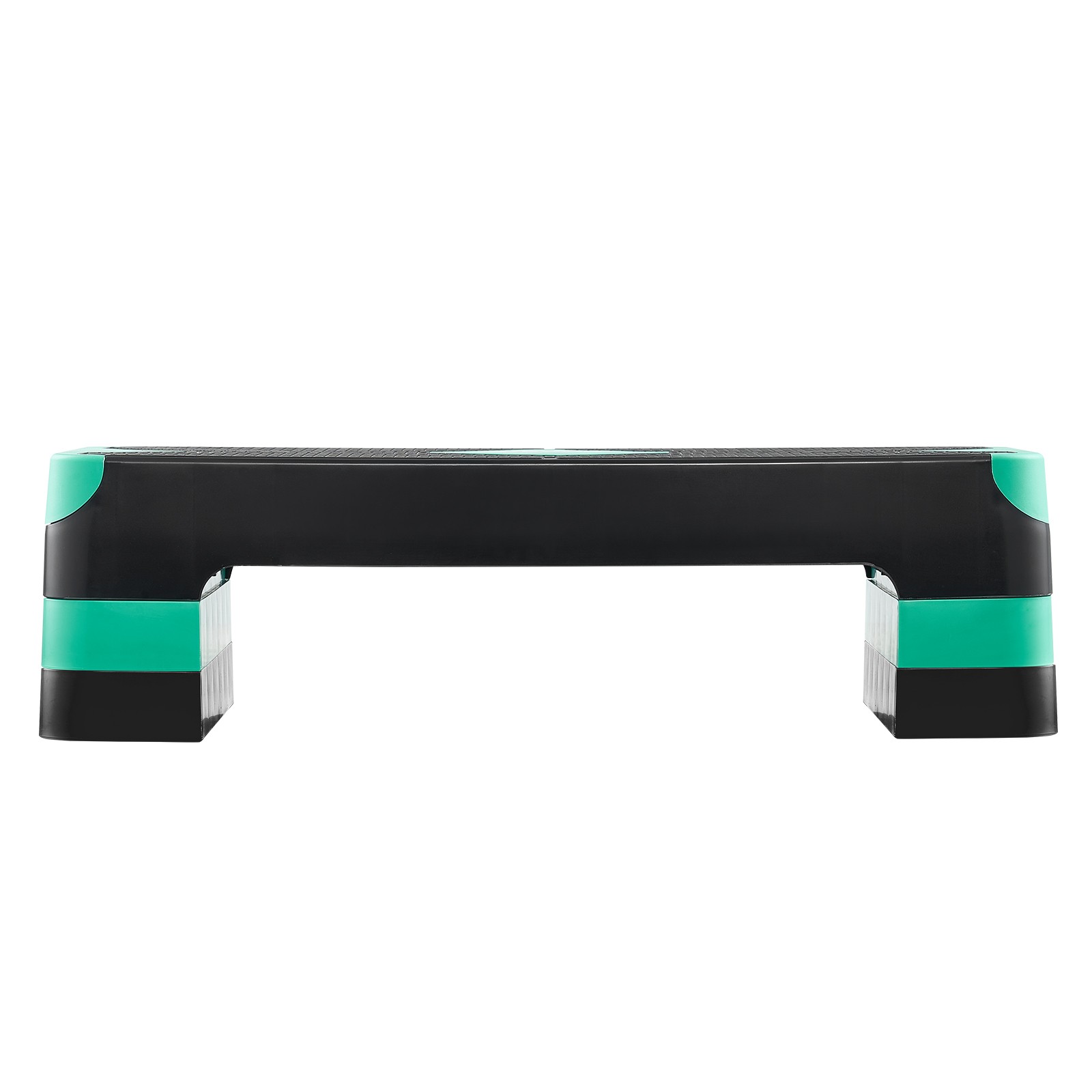 Aerobic Exercise Step Platform Height Adjustable Workout Stepper 4 Riser Green