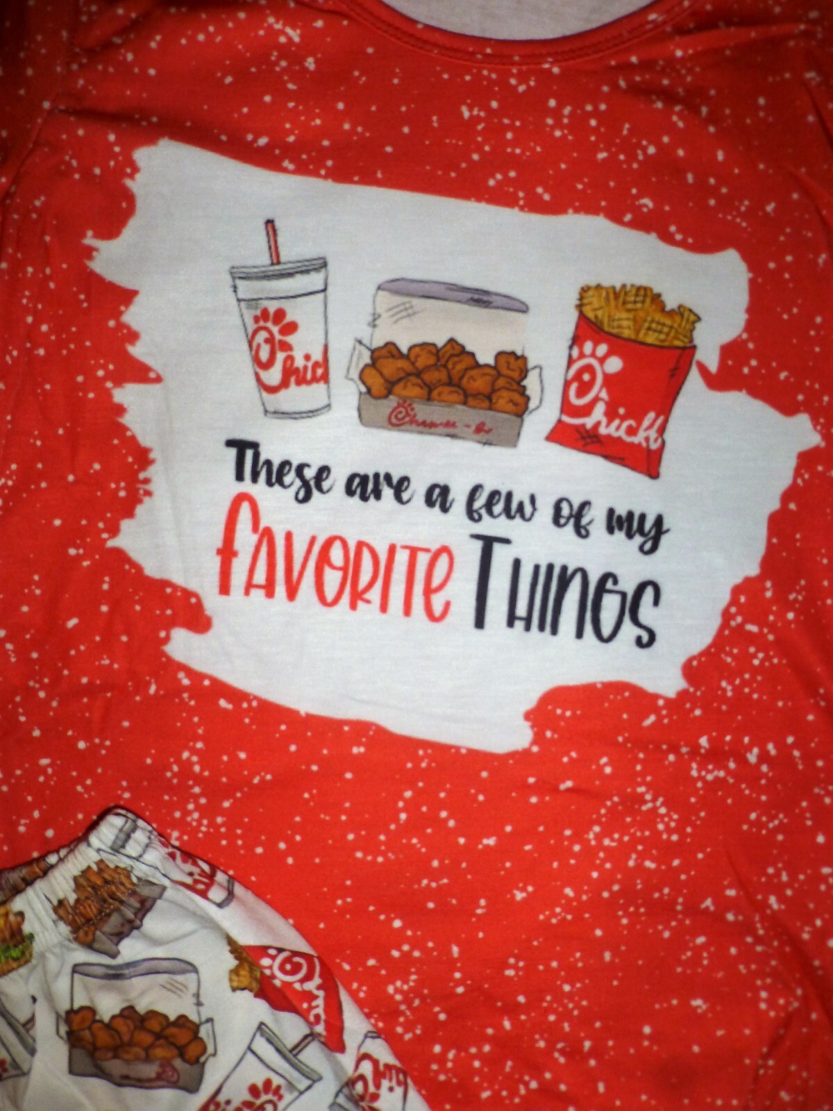 NEW Boutique Chicken Fast Food Girls Shorts Outfit Set