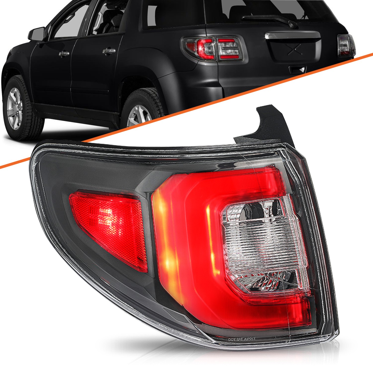 For 2013-2016 GMC Acadia LED Tail Lights Taillamp Brake Lamp Driver Left Side