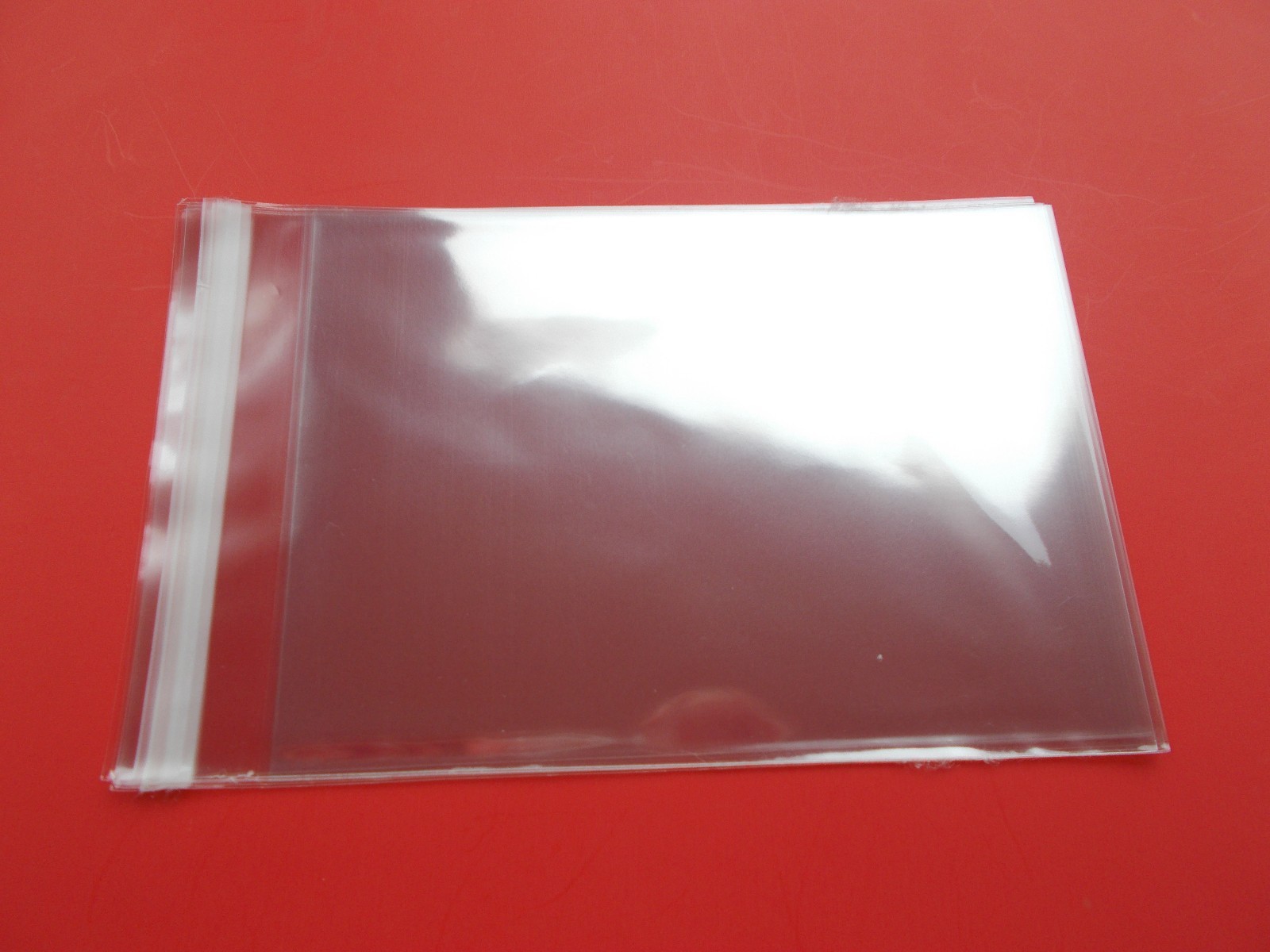 50 A7+ 5.4 x 7.25 Clear Resealable Cello Bag Plastic Envelopes Cellophane Bags