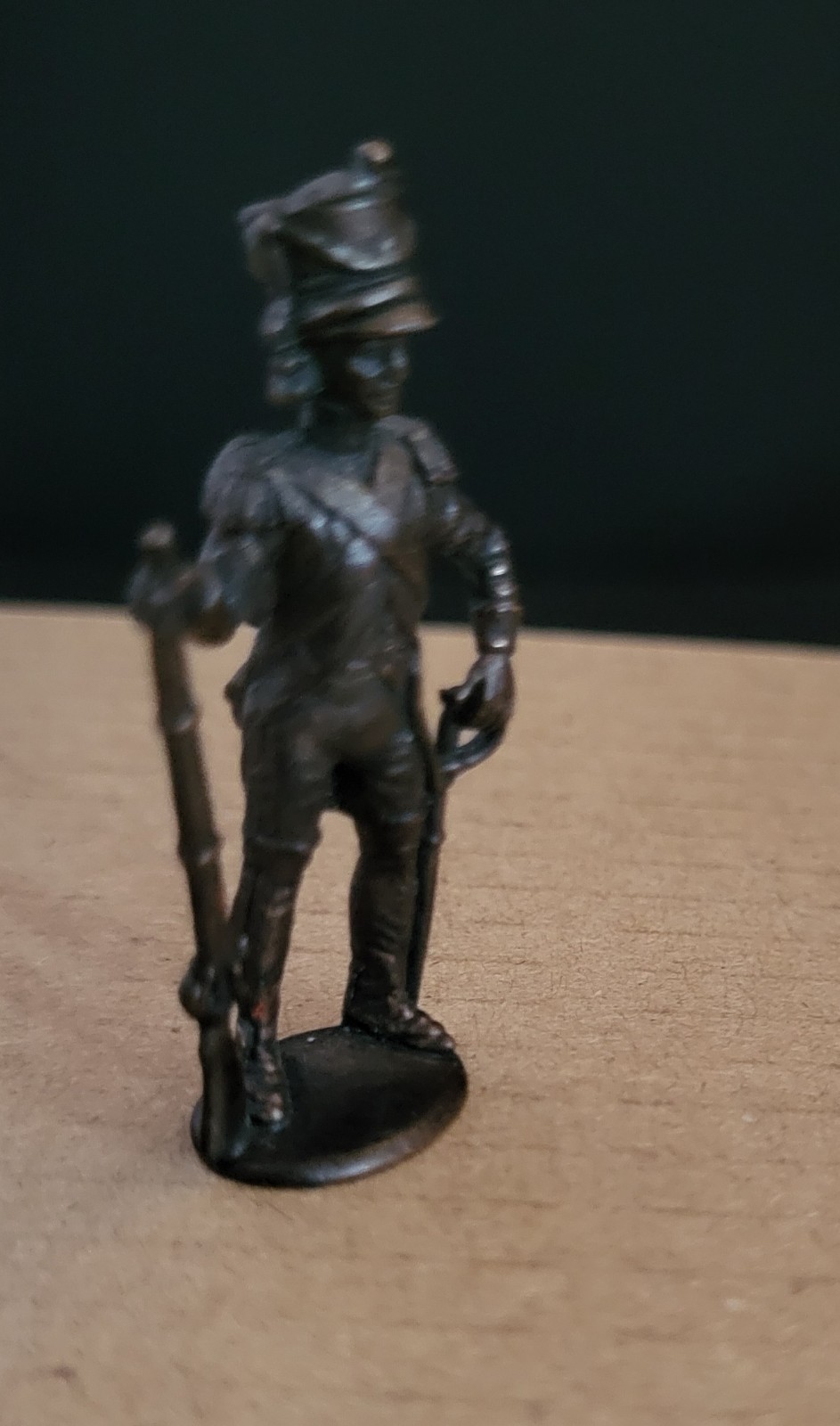 Vintage Napoleonic French Foot War Soldier 1.5" Metal Figure