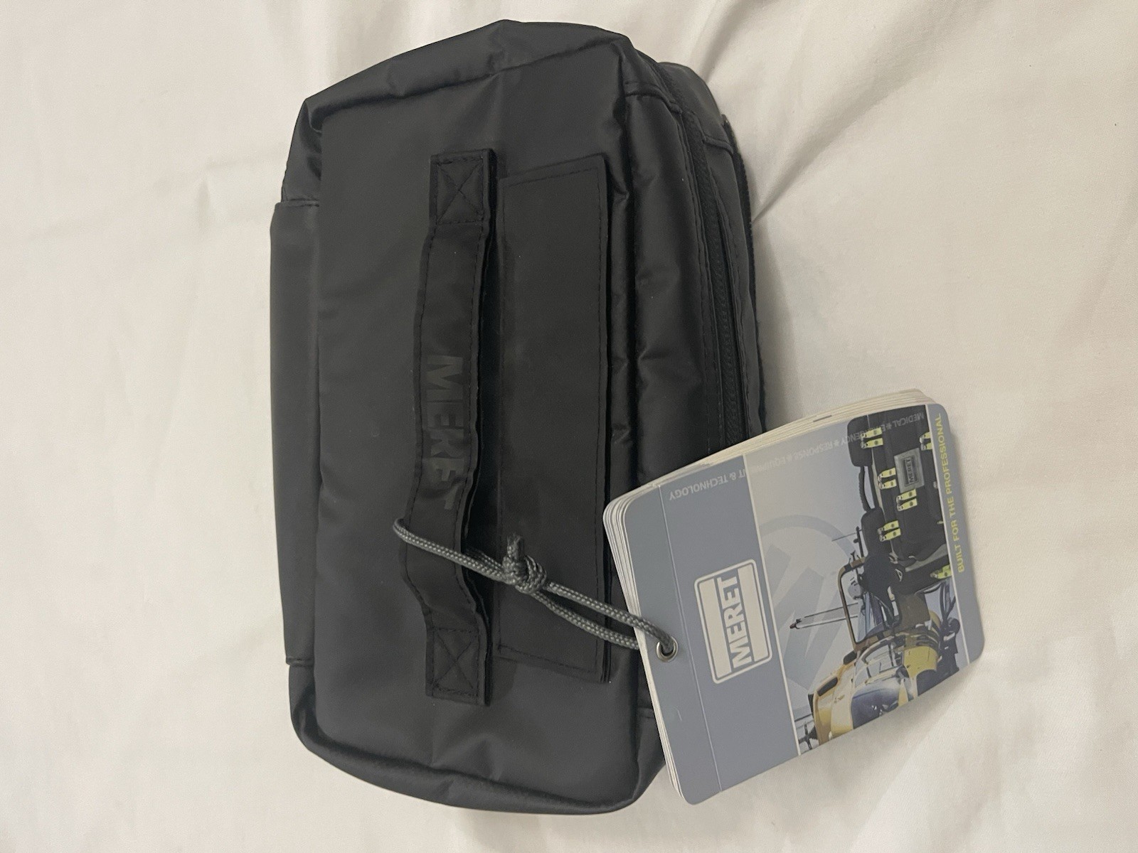 MERET Airway Intubation Tri-Fold Roll Out Bag Infection Control Black TS2 Ready